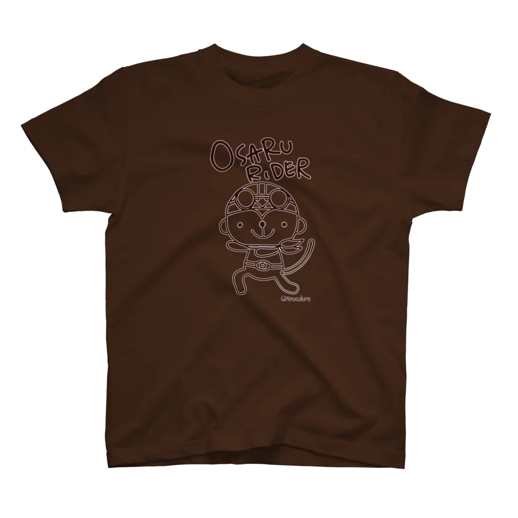 Piyocoloreのおサルライダー(濃い色対応) Regular Fit T-Shirt