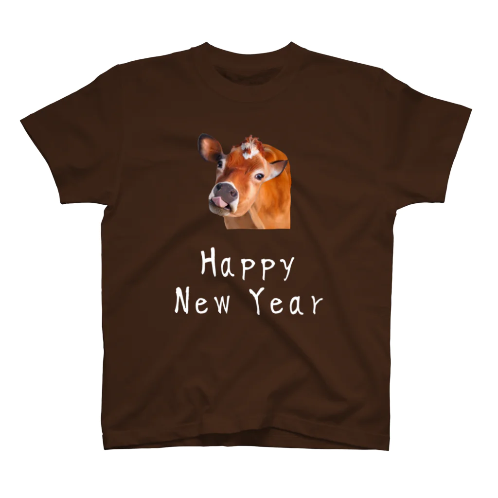 いきもの大好き！ほほえみフレンズの丑年 Happy New year！  Regular Fit T-Shirt