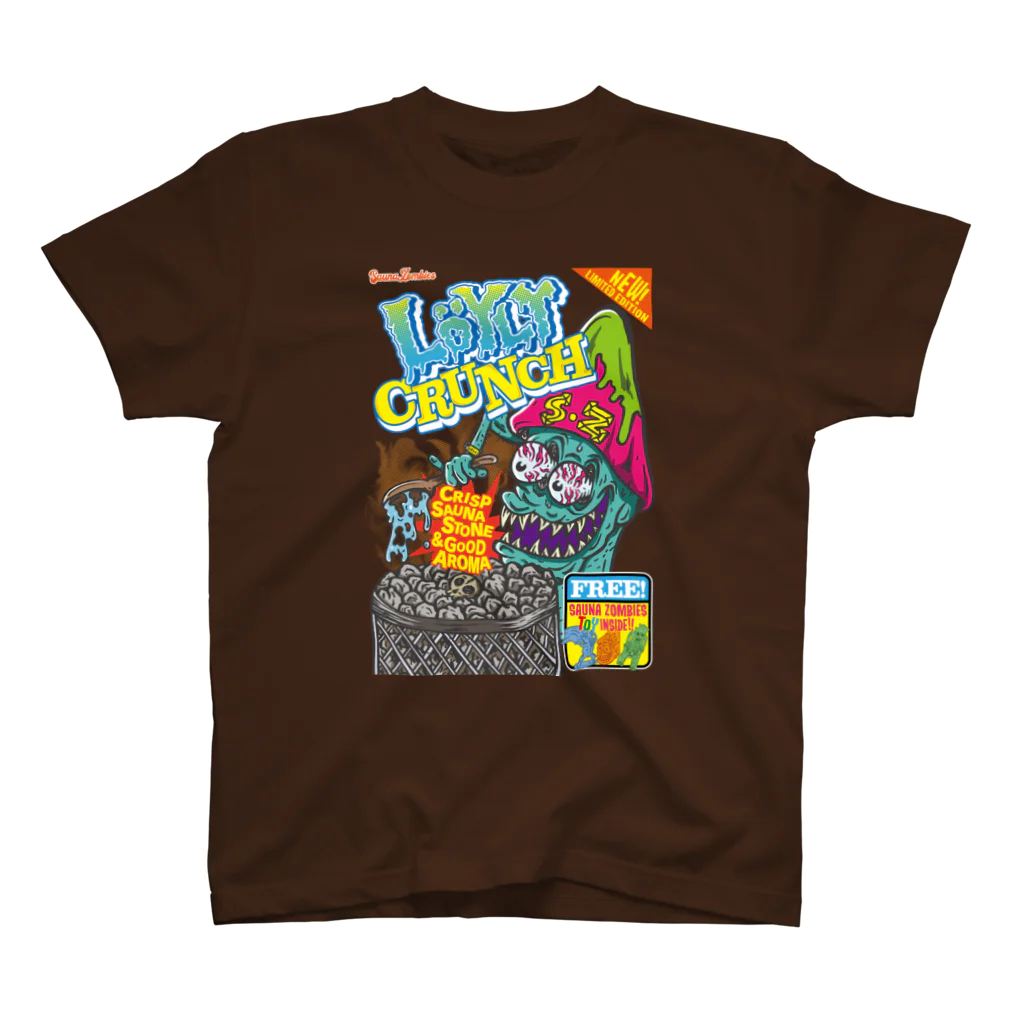 SAUNA ZOMBIESのSAUNA ZOMBIES-LöYLY CRUNCH T DARK- スタンダードTシャツ