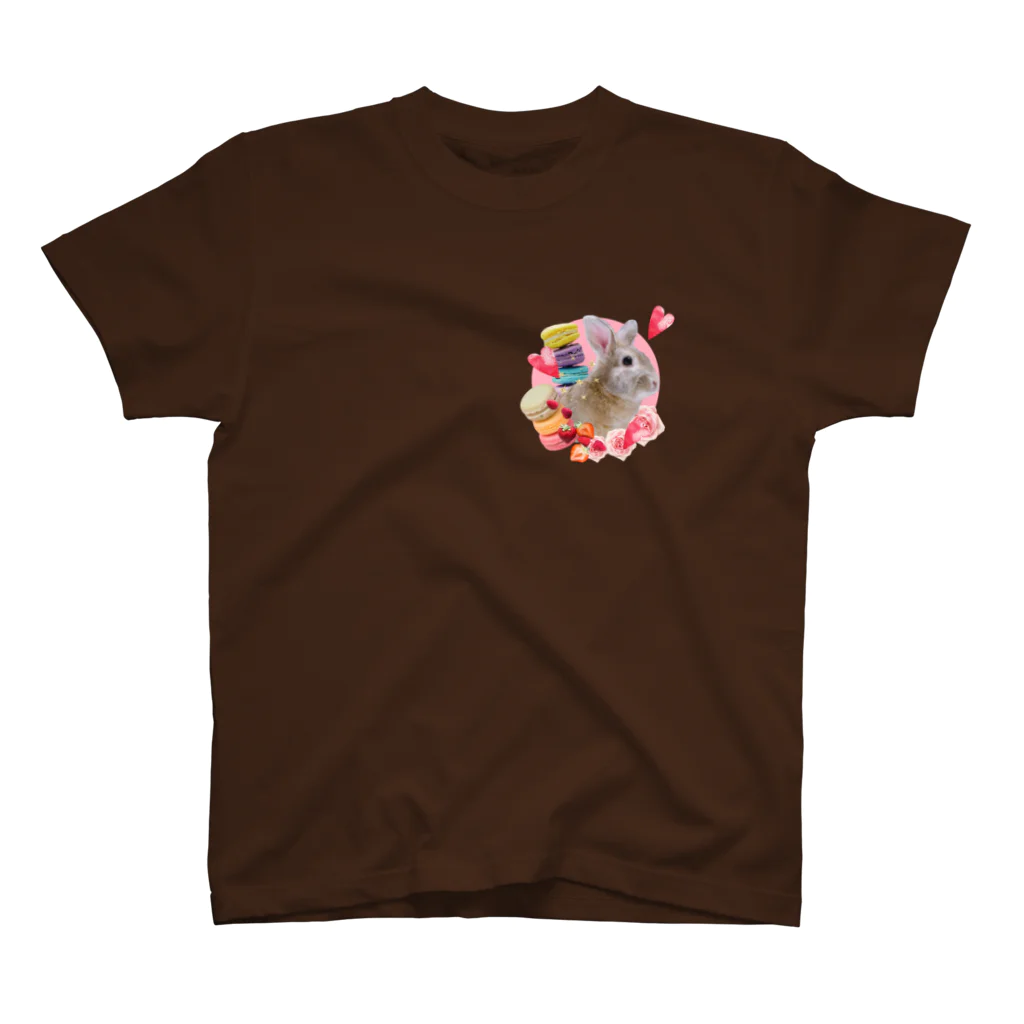 wonder land sweetのスイーツ大好きなうさちゃんず Regular Fit T-Shirt