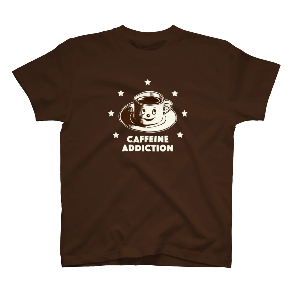 LONESOME TYPE ススのCAFFEINE ADDICTION （COFFEE） スタンダードTシャツ