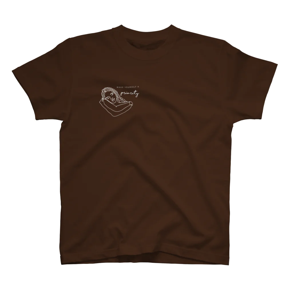 Cheeseart (Chi)の自分優先Tシャツ(dark) Regular Fit T-Shirt