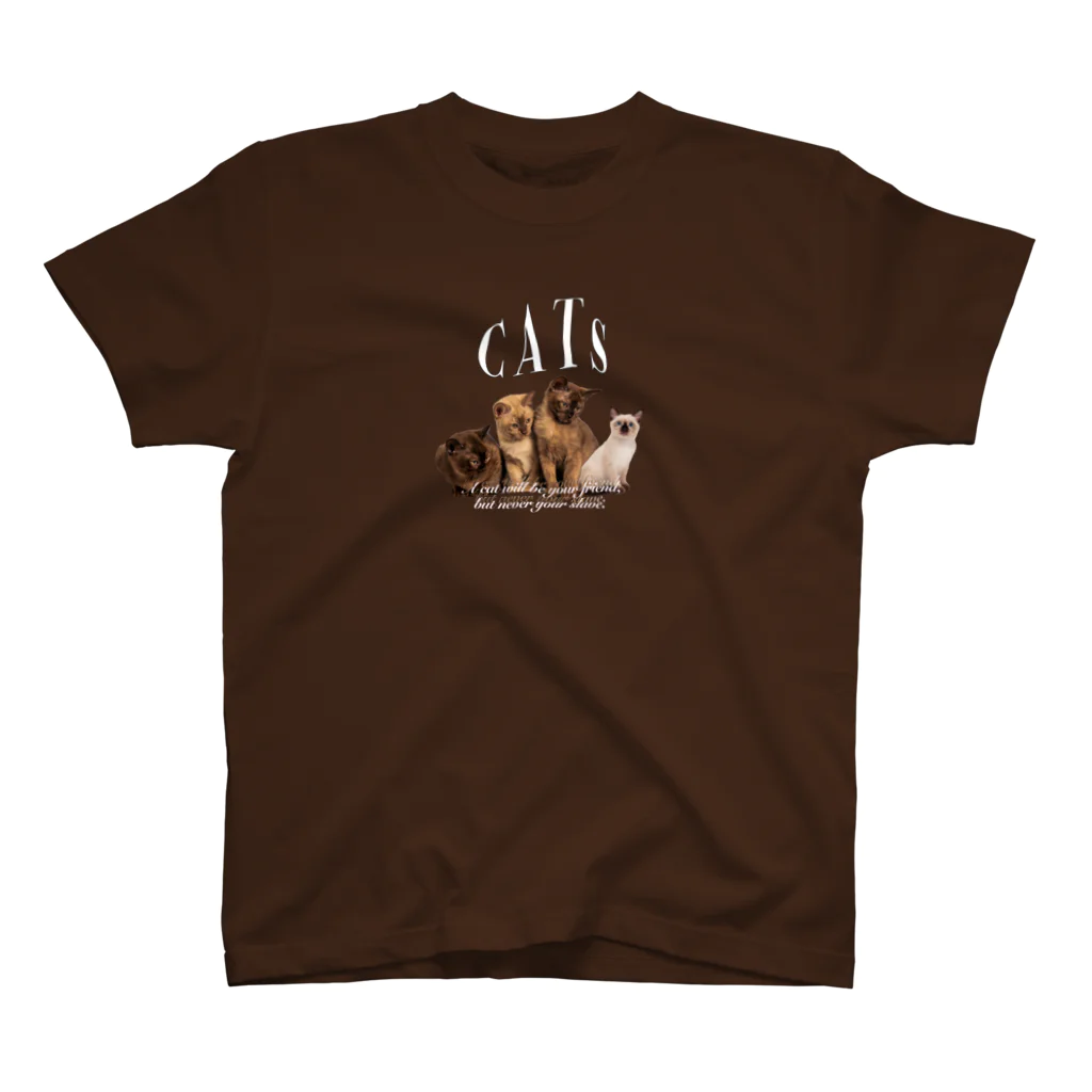 killyの猫は友達T Regular Fit T-Shirt