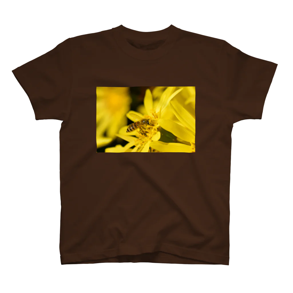 garyuの花と蜂 Regular Fit T-Shirt