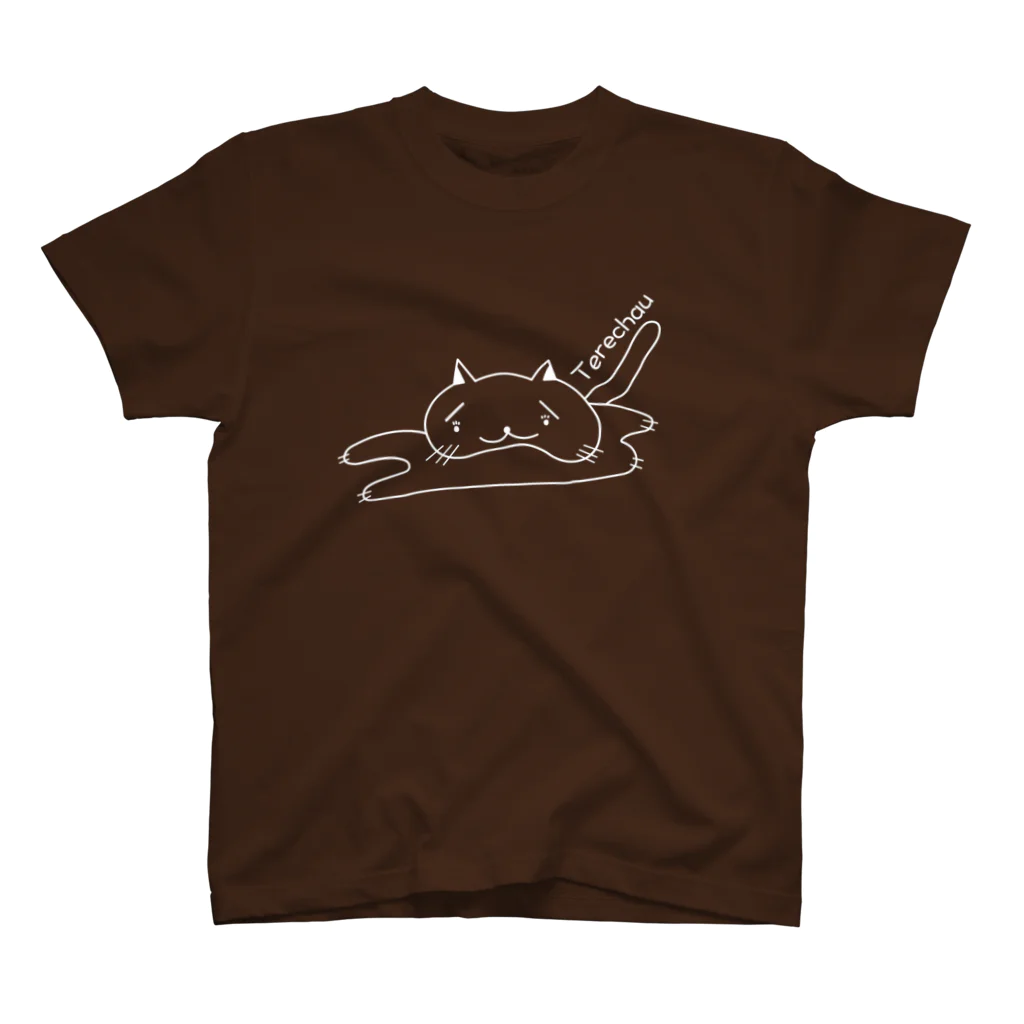 ハナイロのてれちゃうねこ スタンダードTシャツ