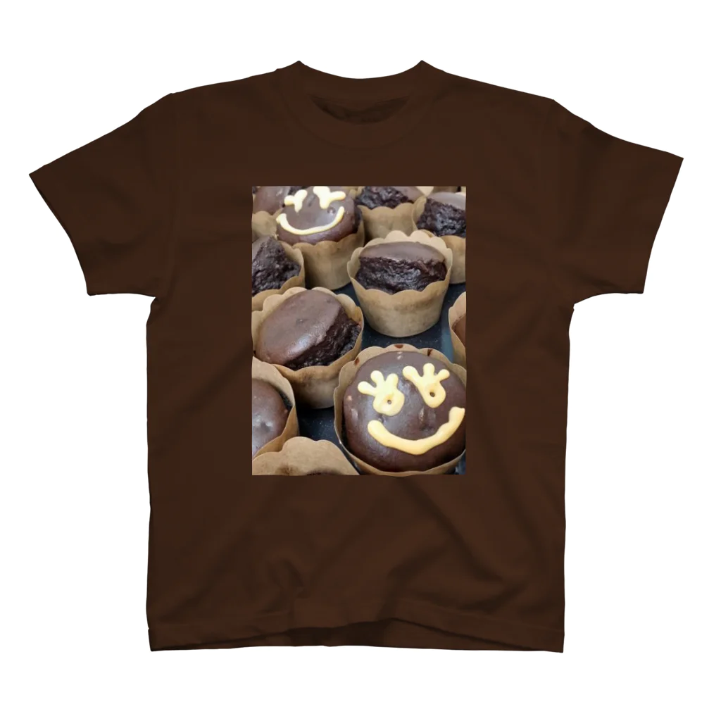 Puuuky＊Marketのチョコカップケーキ スタンダードTシャツ