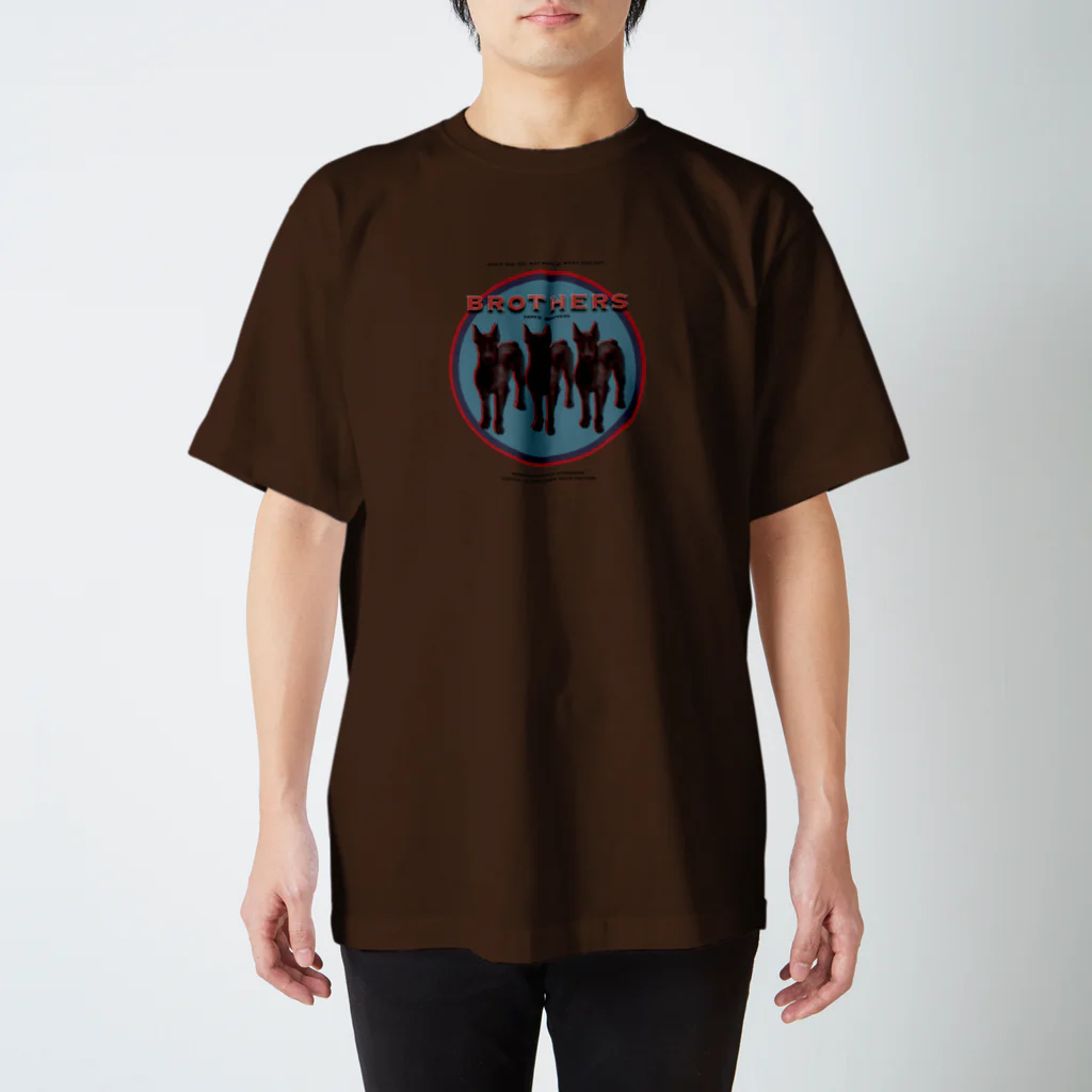 HATERUMOFUTOのbrothers T スタンダードTシャツ