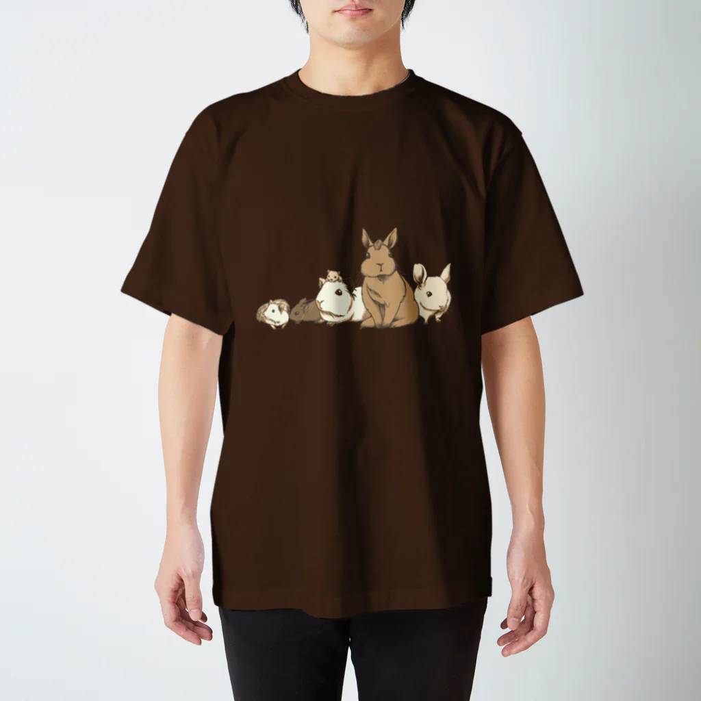 Lichtmuhleの小動物ランド(セピア) Regular Fit T-Shirt