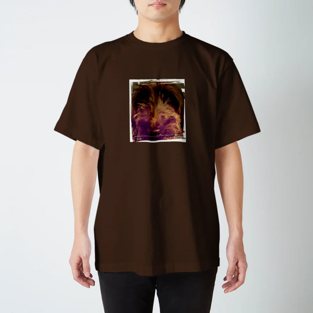 悪夢的道化師のDog Up to Face Regular Fit T-Shirt