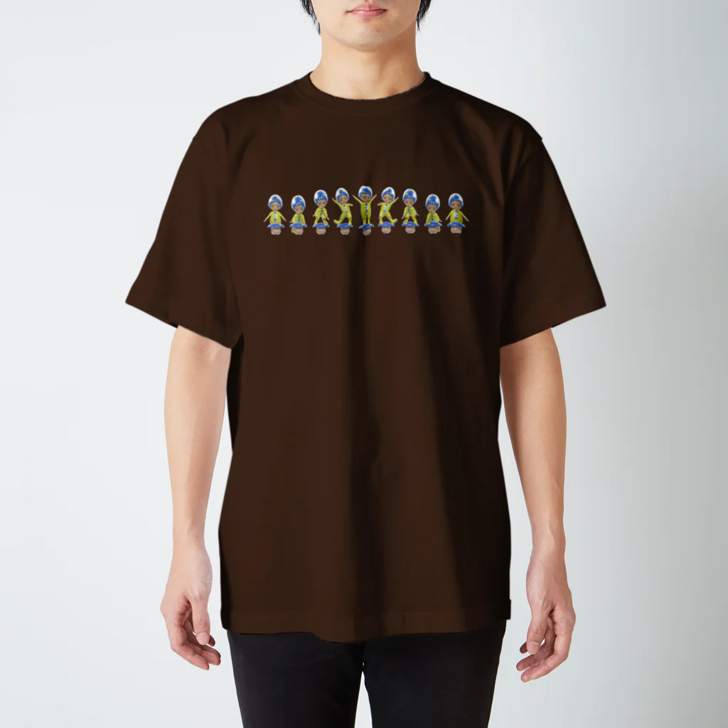 GogotrainのDancing キノコちゃん Regular Fit T-Shirt