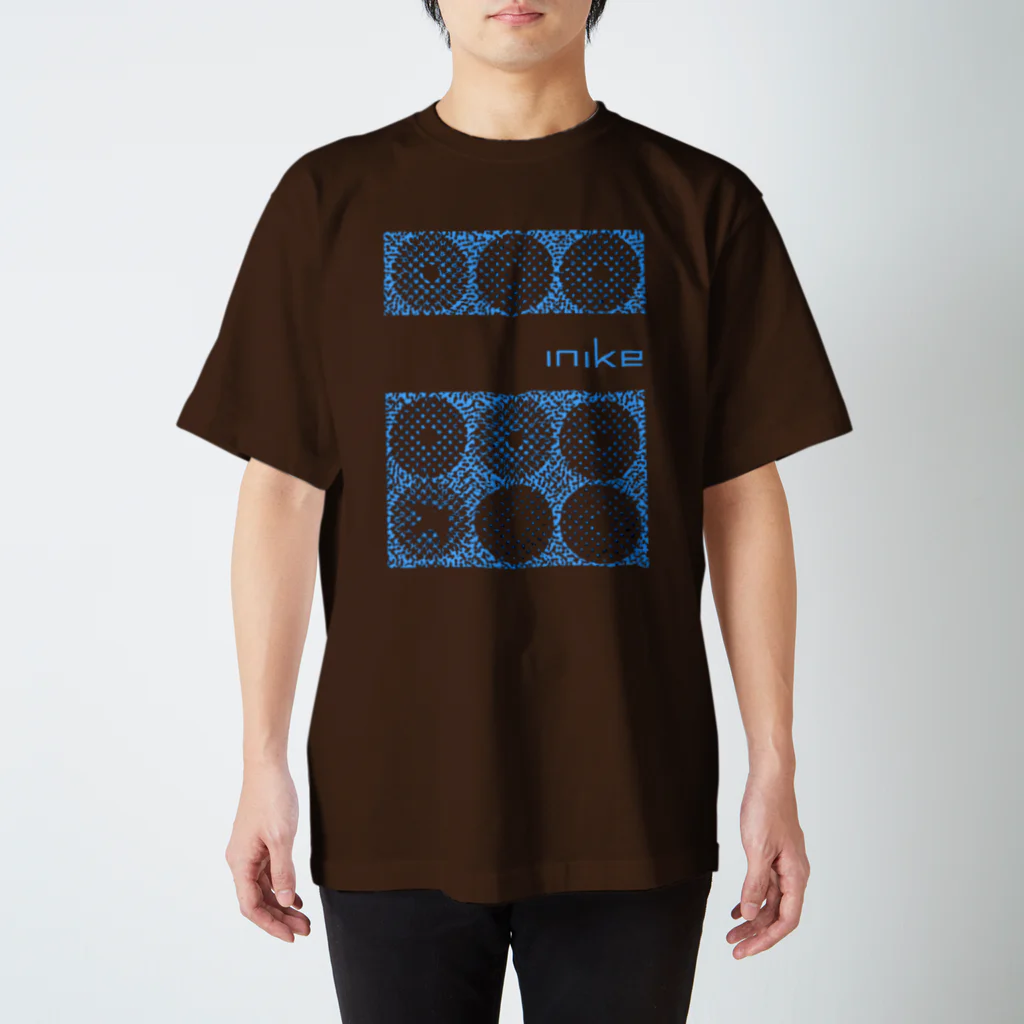 a_inikeのしずくたち（青） スタンダードTシャツ