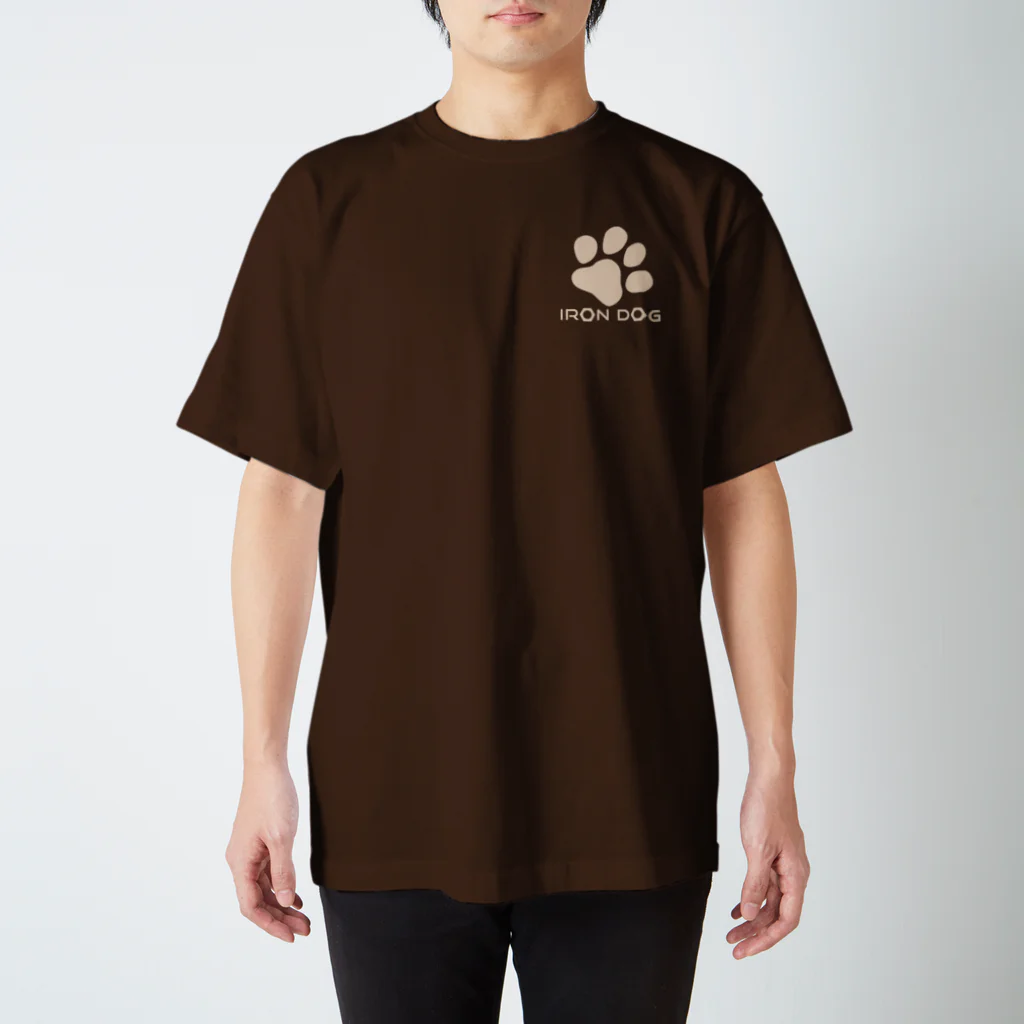 カブヌシ 商會（SUZURI店）の鉄犬 Regular Fit T-Shirt