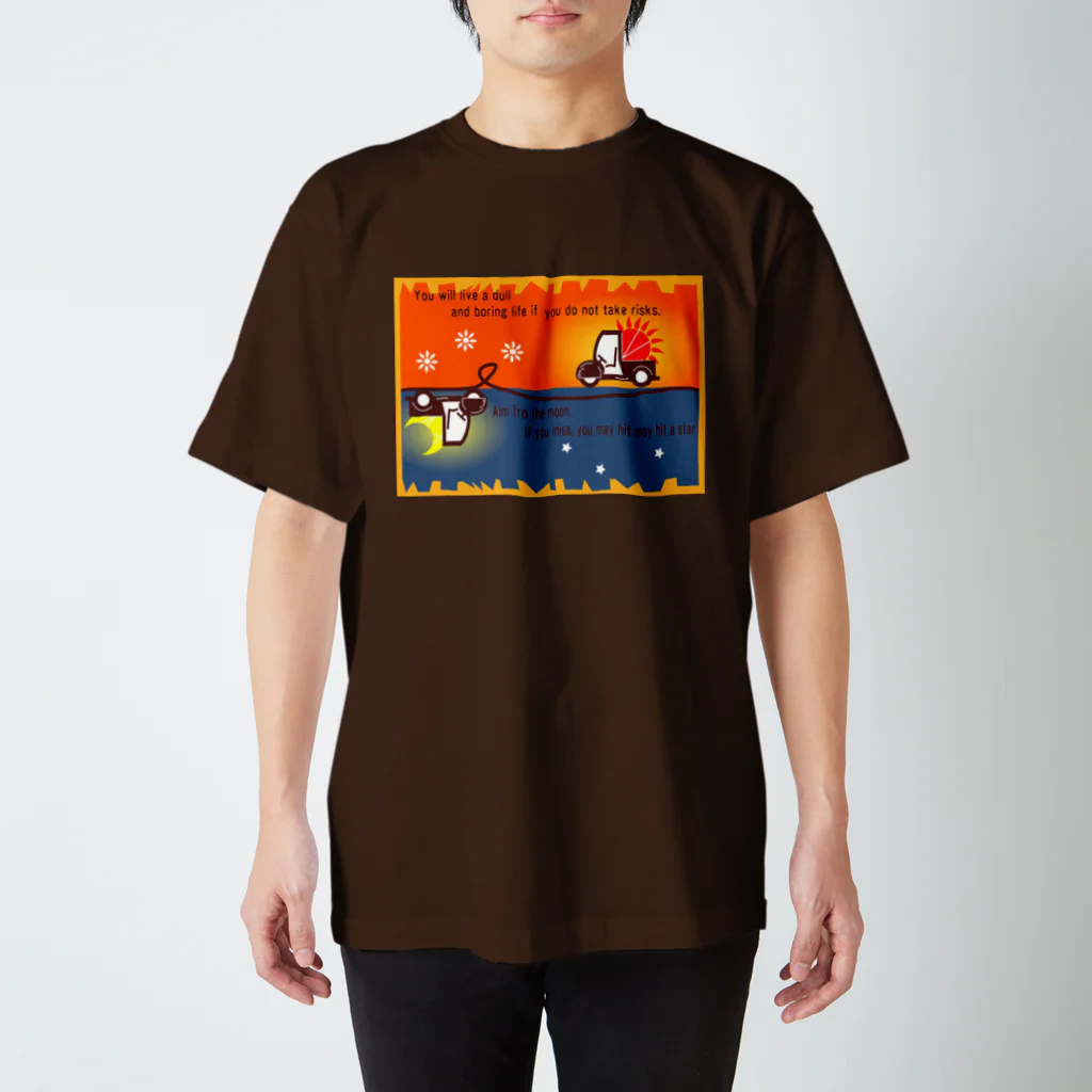 s-a-の太陽も月も スタンダードTシャツ