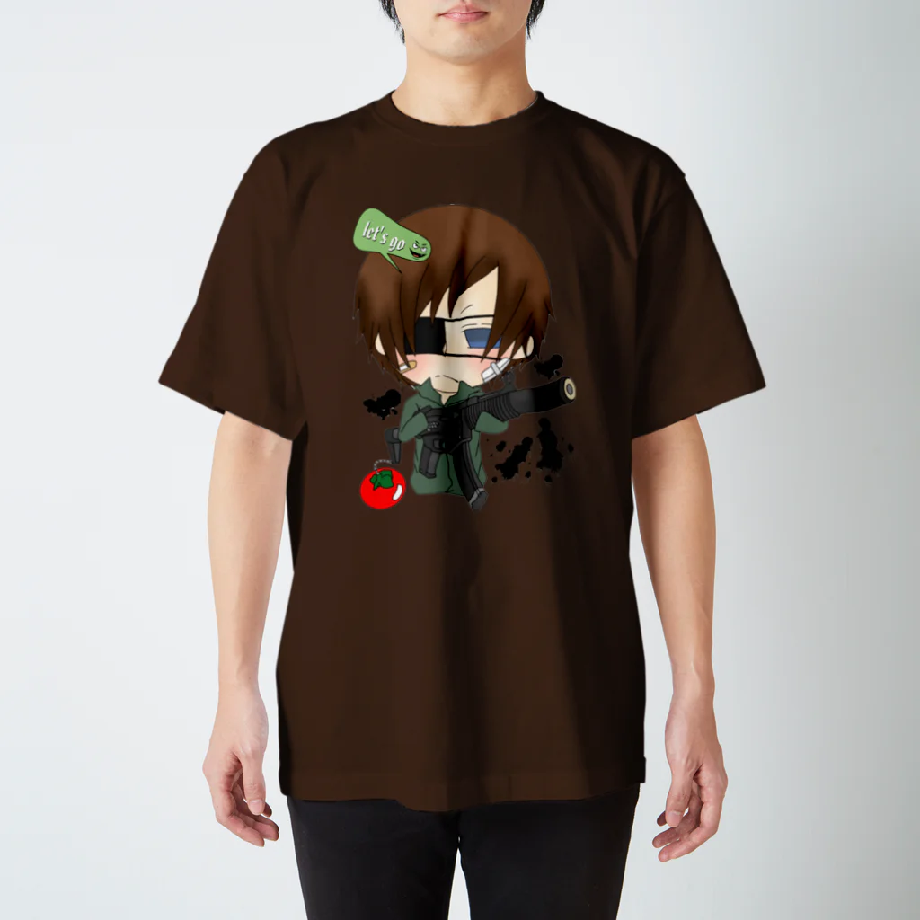 (⊙ө⊙)ﾘｮｰ!!🍅のトマトりょーくん。 Regular Fit T-Shirt