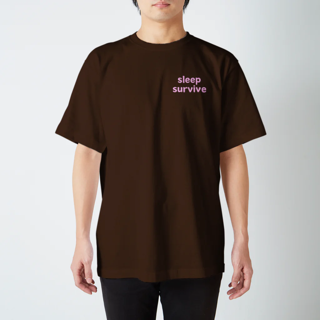 Sleep SurviveのSleep Well peach Regular Fit T-Shirt