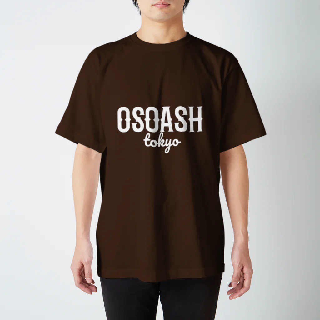 OSOASHのOSOASHTOKYOホワイト スタンダードTシャツ