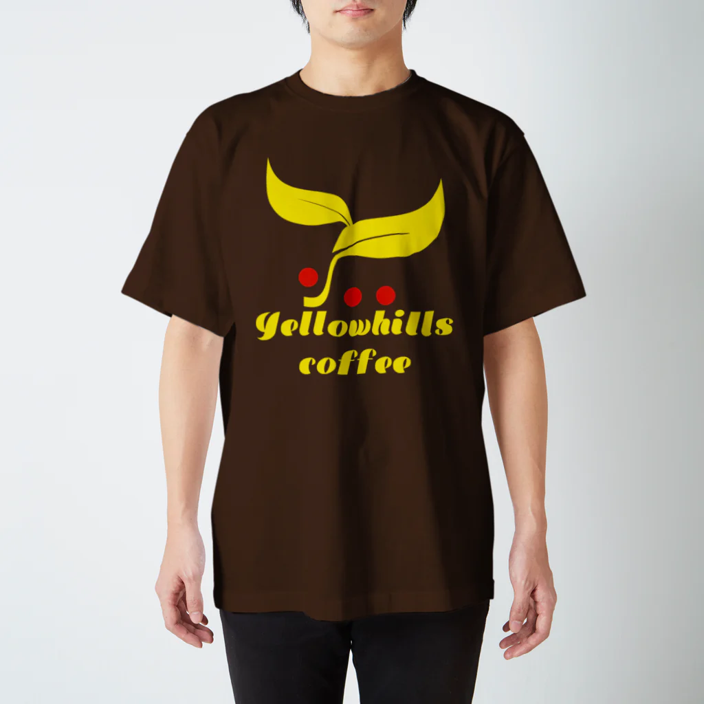 his_filmmakersのyellowhills coffee leef-y スタンダードTシャツ