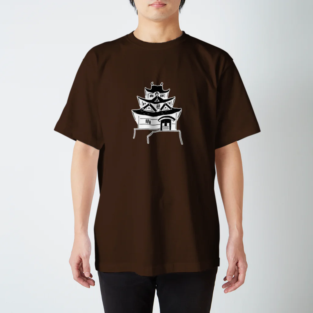 NIKORASU GOの歴史デザイン「お城」（Tシャツ・パーカー・グッズ・ETC） スタンダードTシャツ