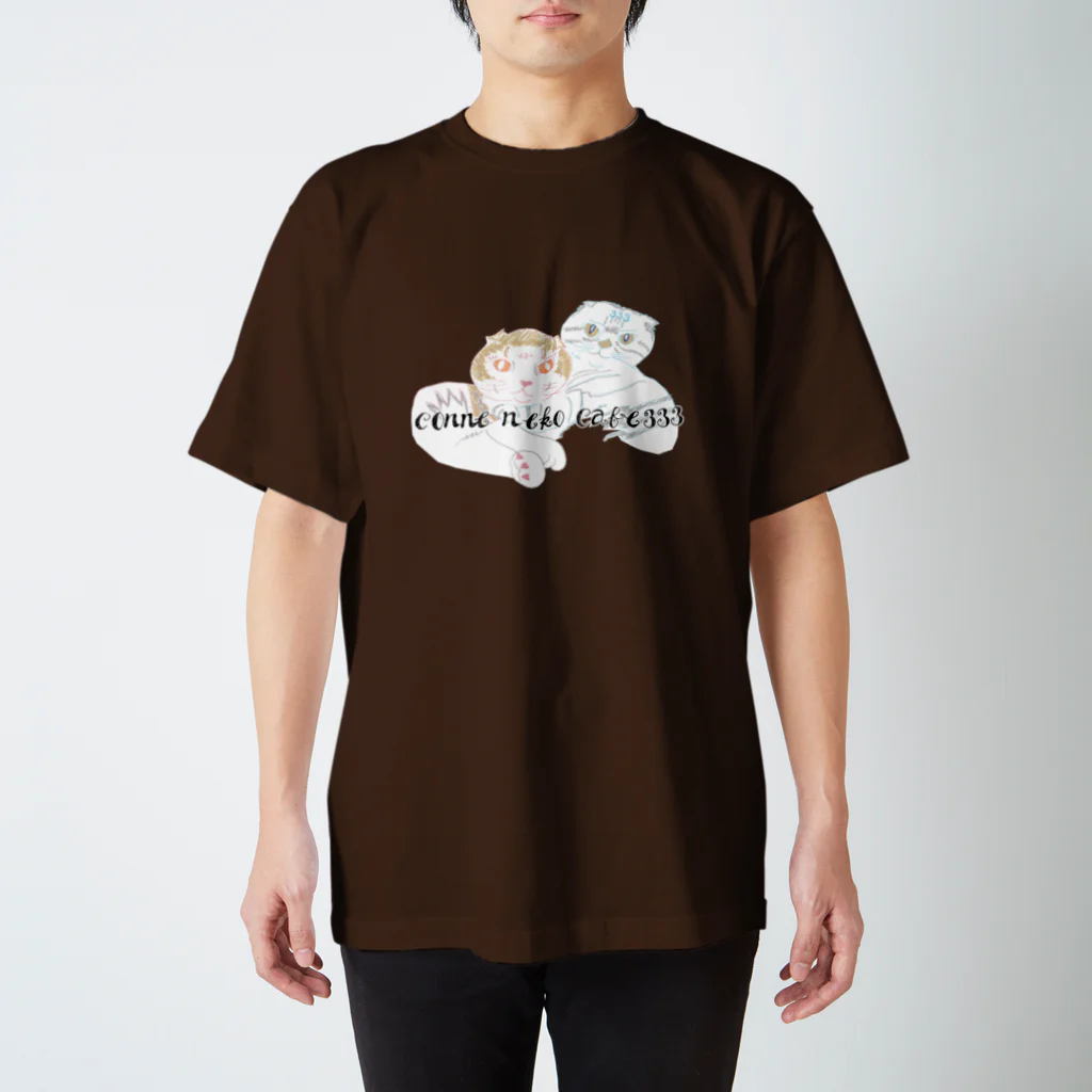 ロミくまのツインズ宇宙ネコ Regular Fit T-Shirt