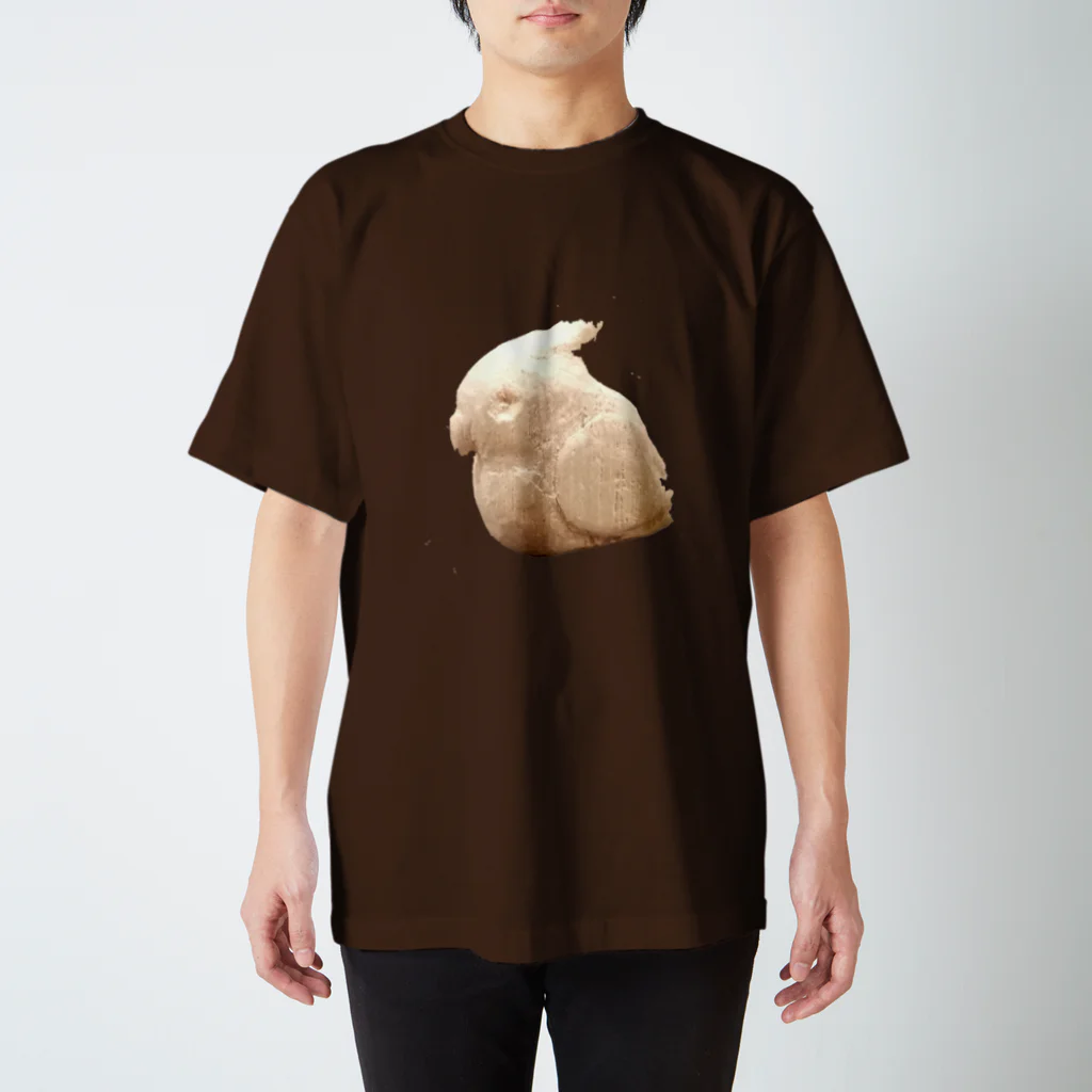 三毛犬小屋の木彫りのオカメ Regular Fit T-Shirt