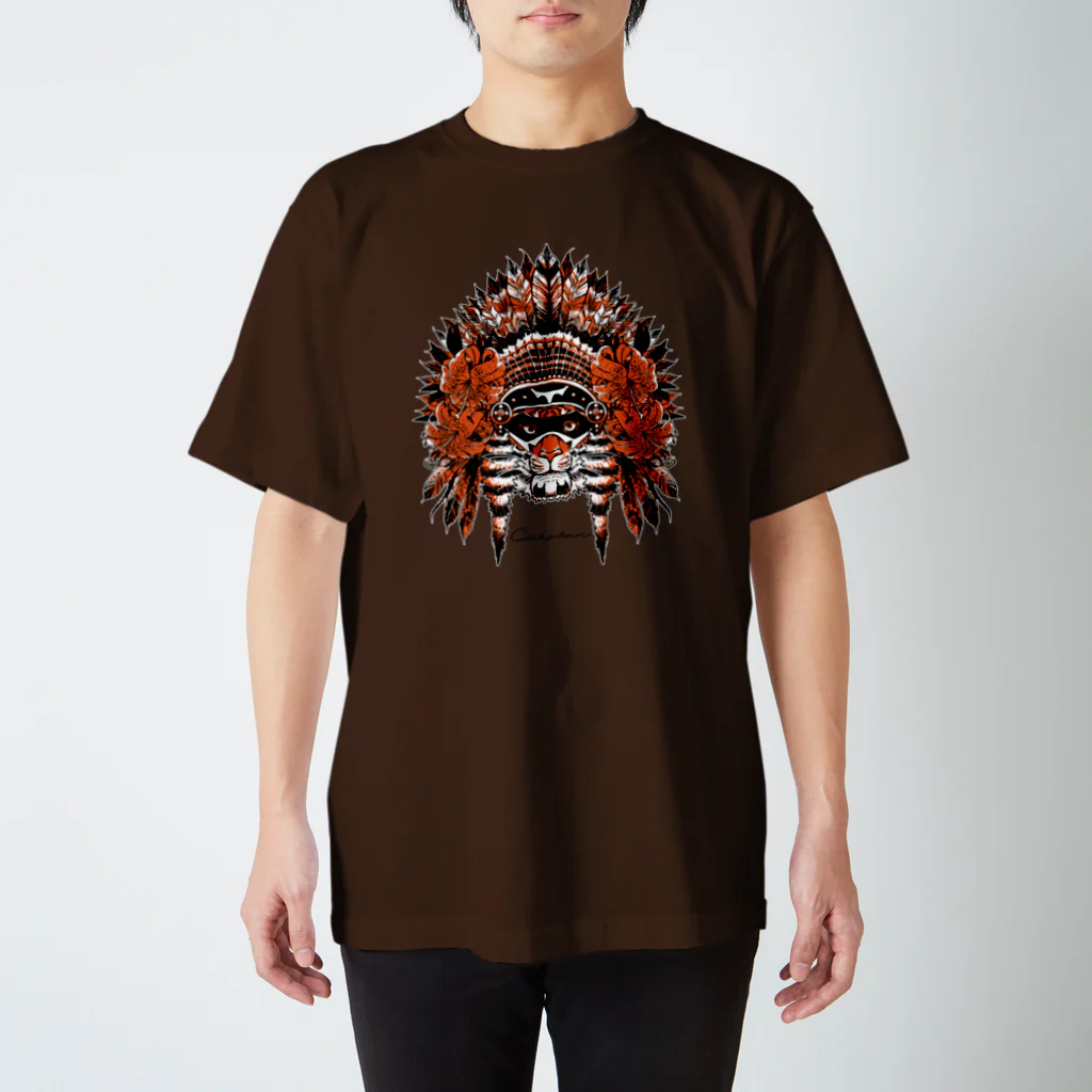 CARAVANのTigerlily スタンダードTシャツ