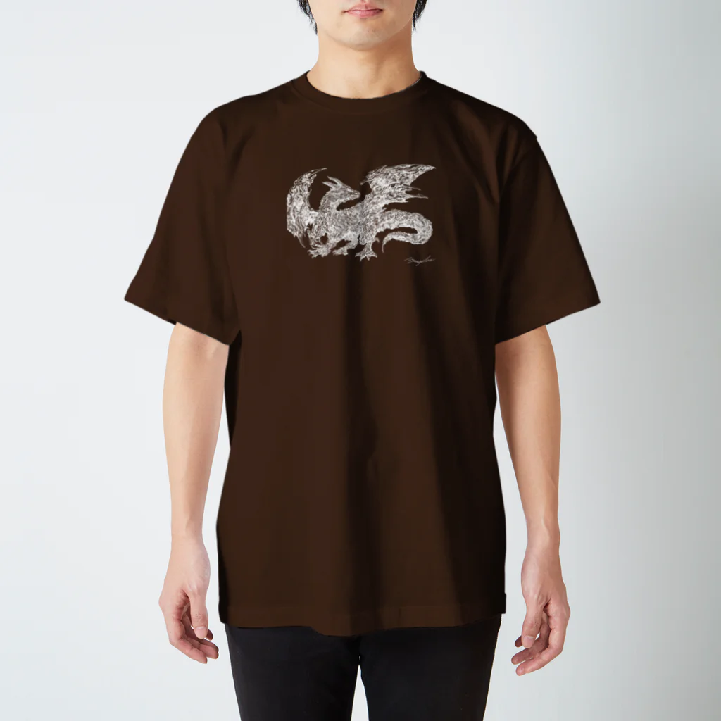 山口昇悟　Shogo Yamaguchiのドラゴン　白 Regular Fit T-Shirt