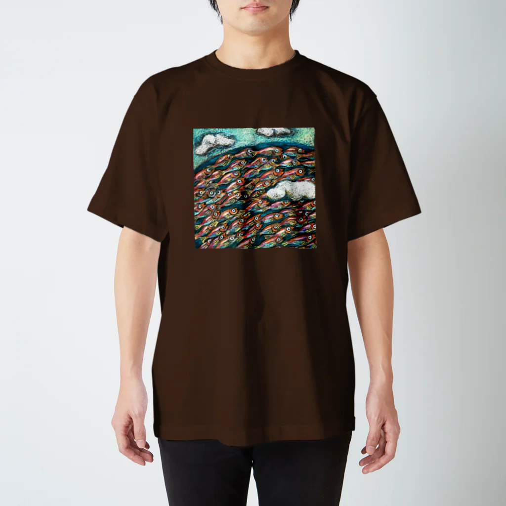 なまらやのスクガラスの海 Regular Fit T-Shirt