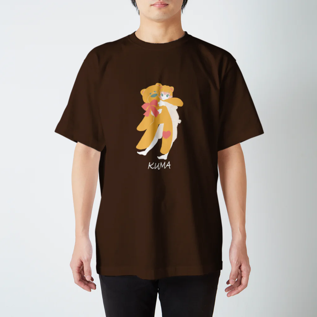 真空のくま と ぬいぐるみ Regular Fit T-Shirt