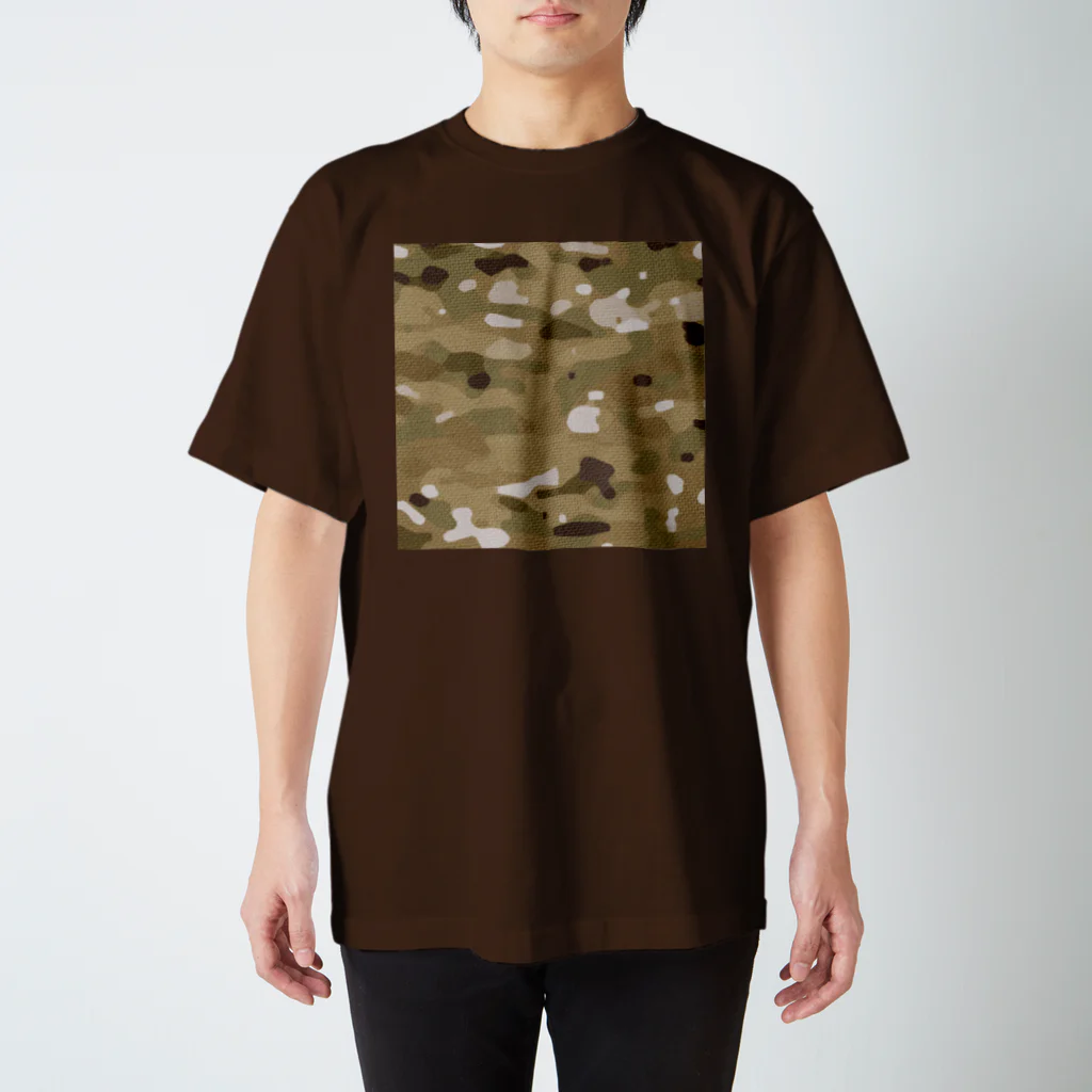 kouyou(スタンプ・着せかえ）のMILITARY DESSERT-TYPE スタンダードTシャツ