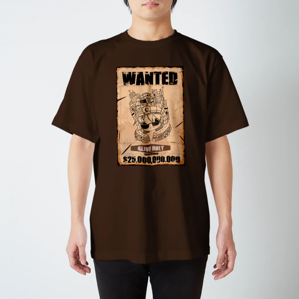 まっつん工房のWANTED！ スタンダードTシャツ