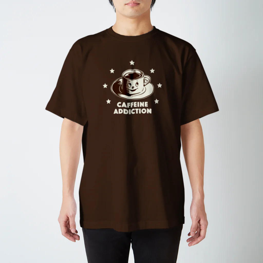 LONESOME TYPE ススのCAFFEINE ADDICTION （COFFEE） Regular Fit T-Shirt
