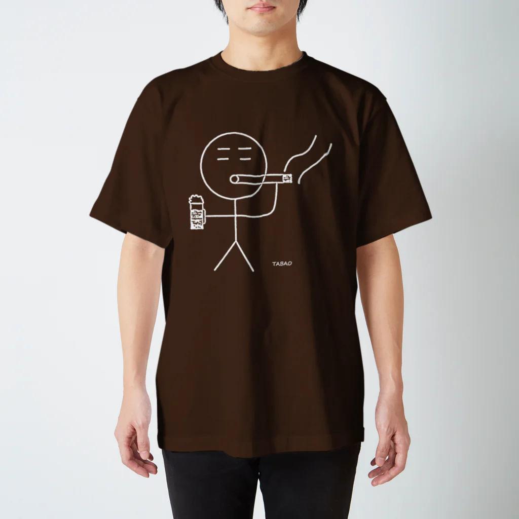 ＩＯＲＩのTABAO（ビール）茶 スタンダードTシャツ