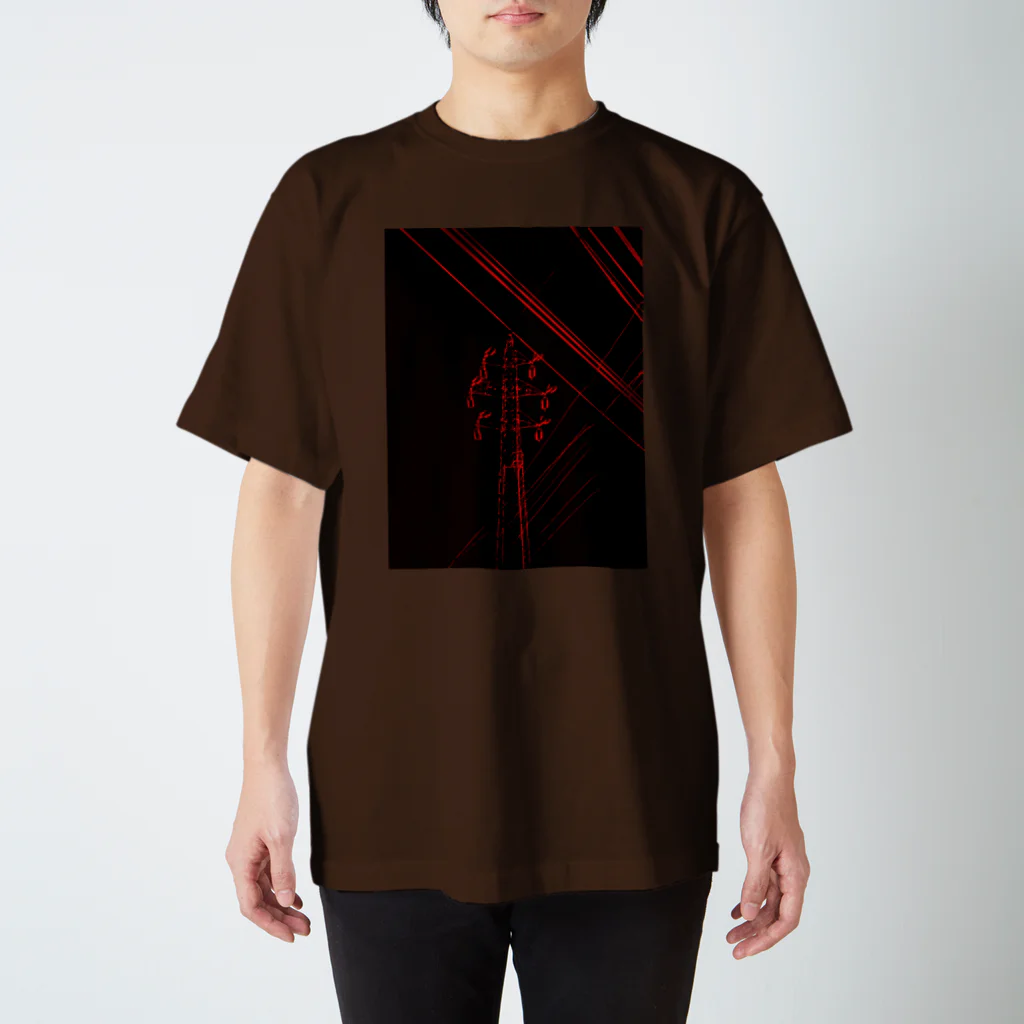 WAMI ARTの鉄塔2 Regular Fit T-Shirt