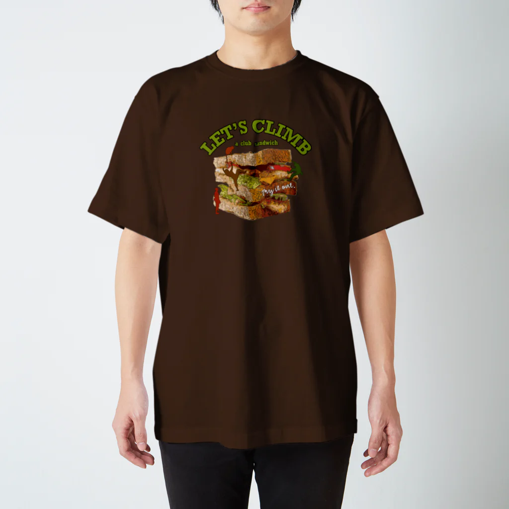 HIGEQLOのClimbing c-sandwich スタンダードTシャツ