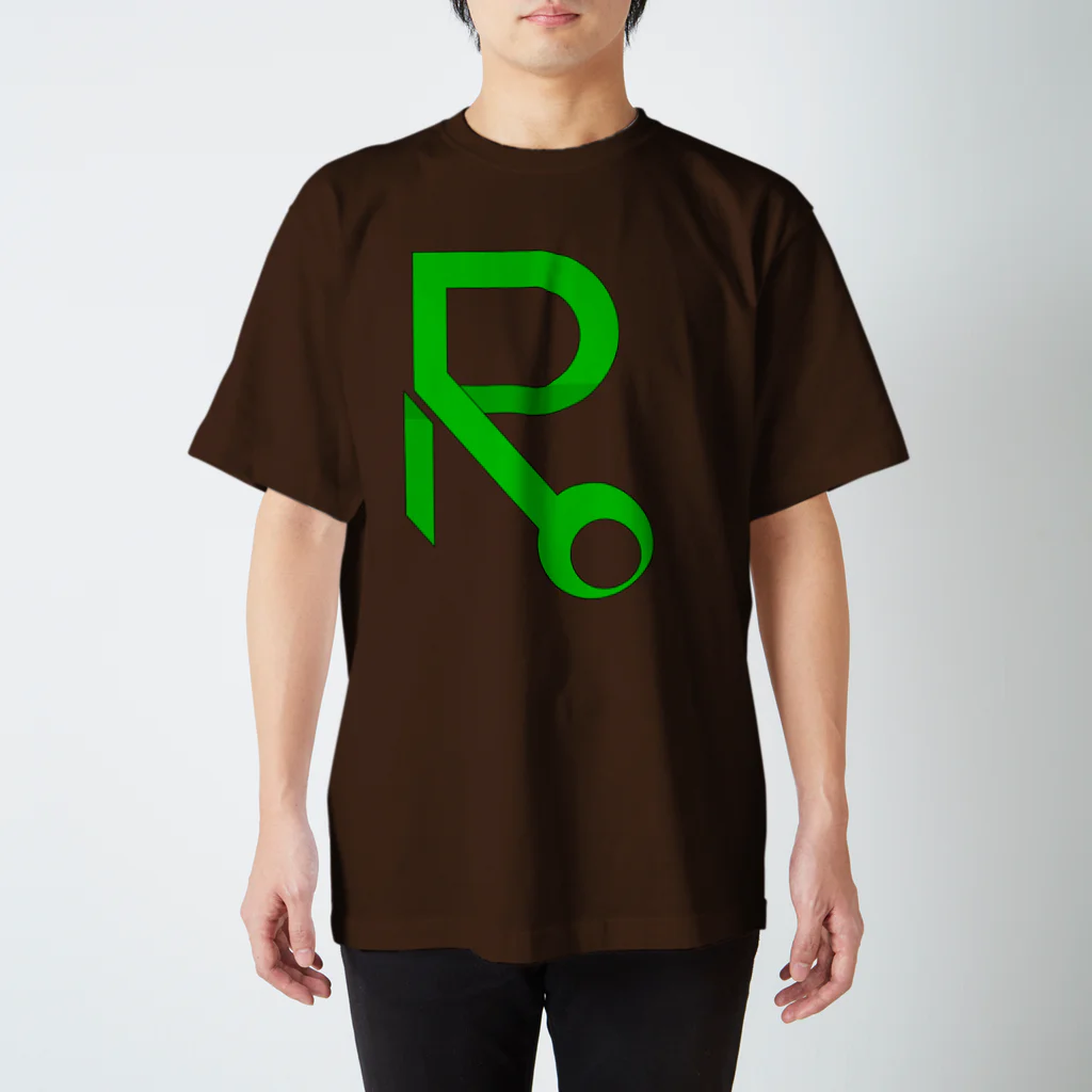 ロールメのRooマーク(緑)Goods スタンダードTシャツ