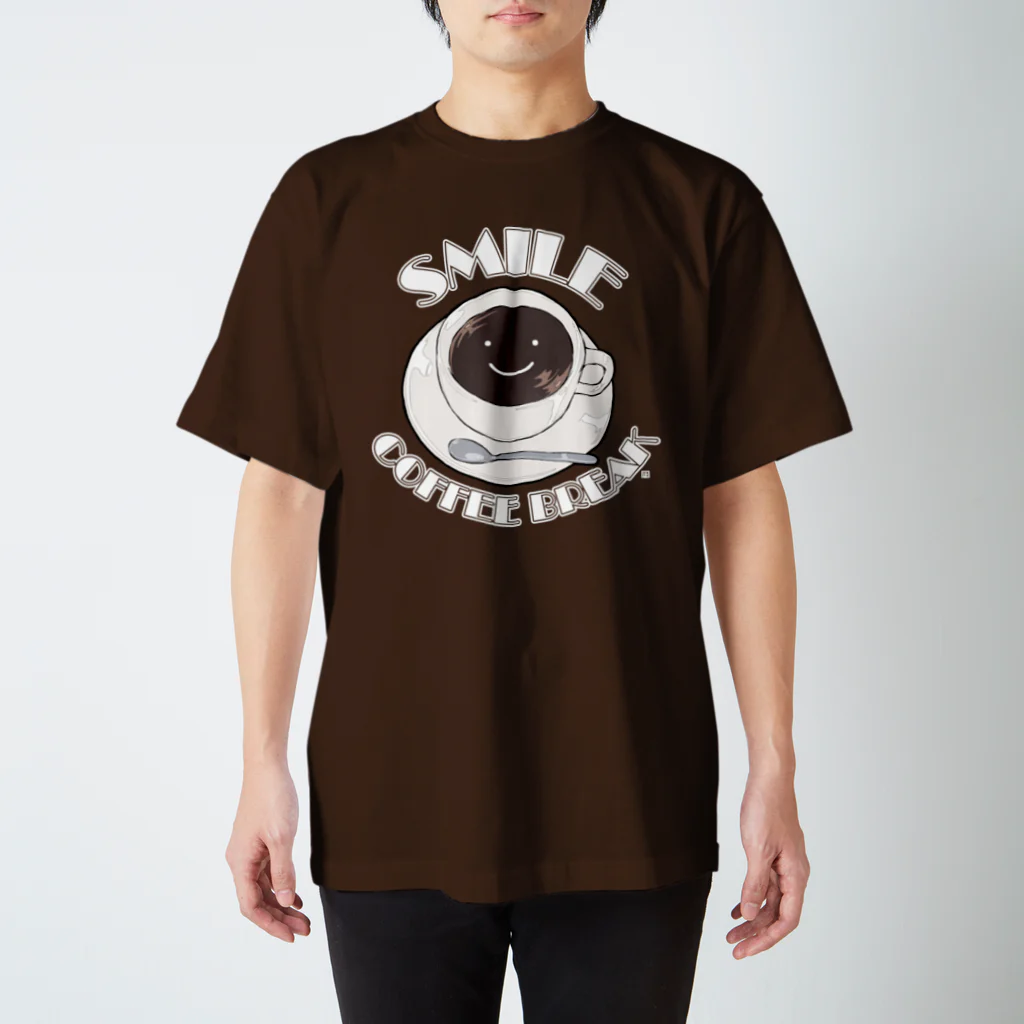 路地裏萬亭のお店のSMILE (COFFEE BREAK) Regular Fit T-Shirt