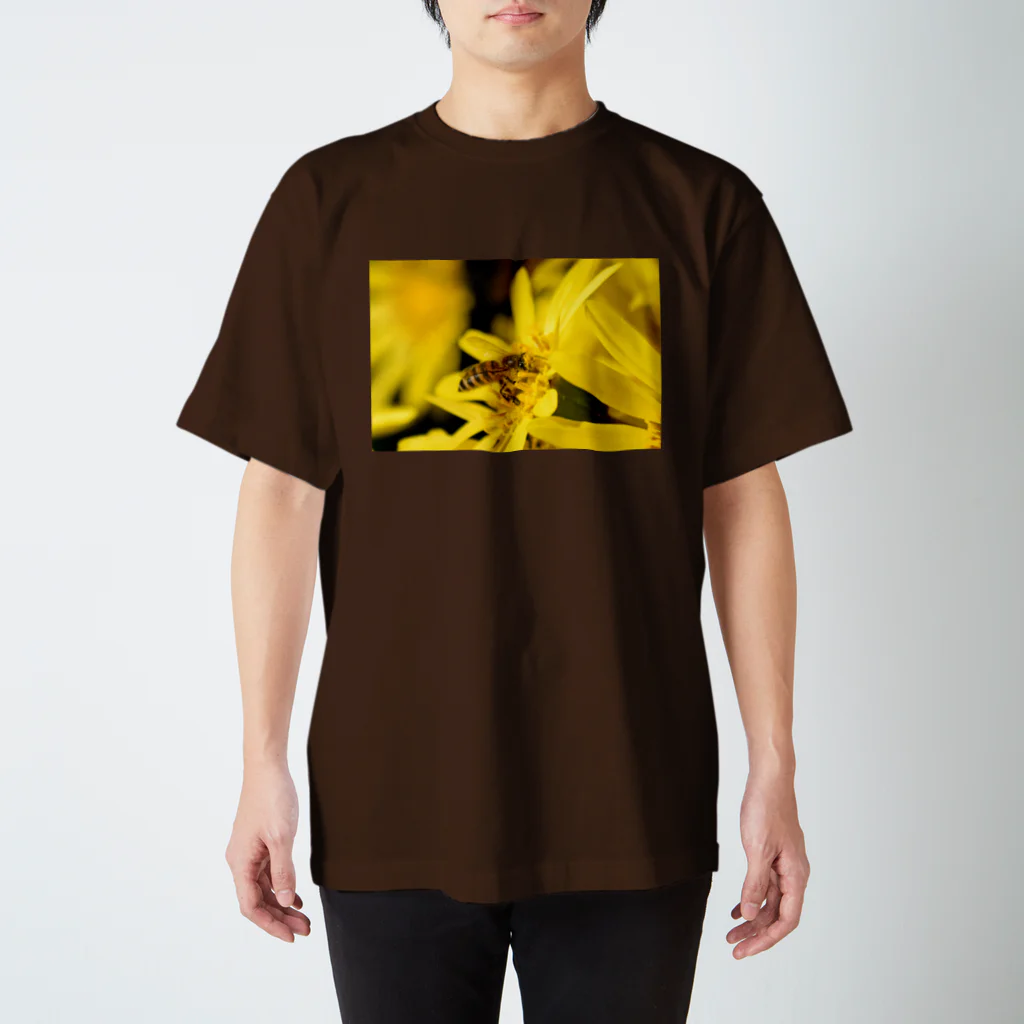 garyuの花と蜂 Regular Fit T-Shirt