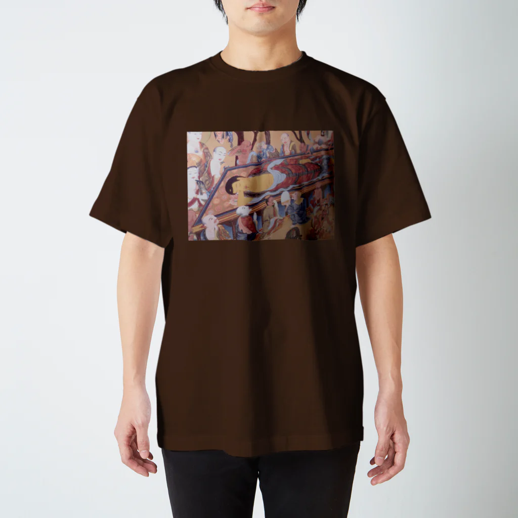 セラピストヤマモトの釈尊涅槃図グッズ 티셔츠