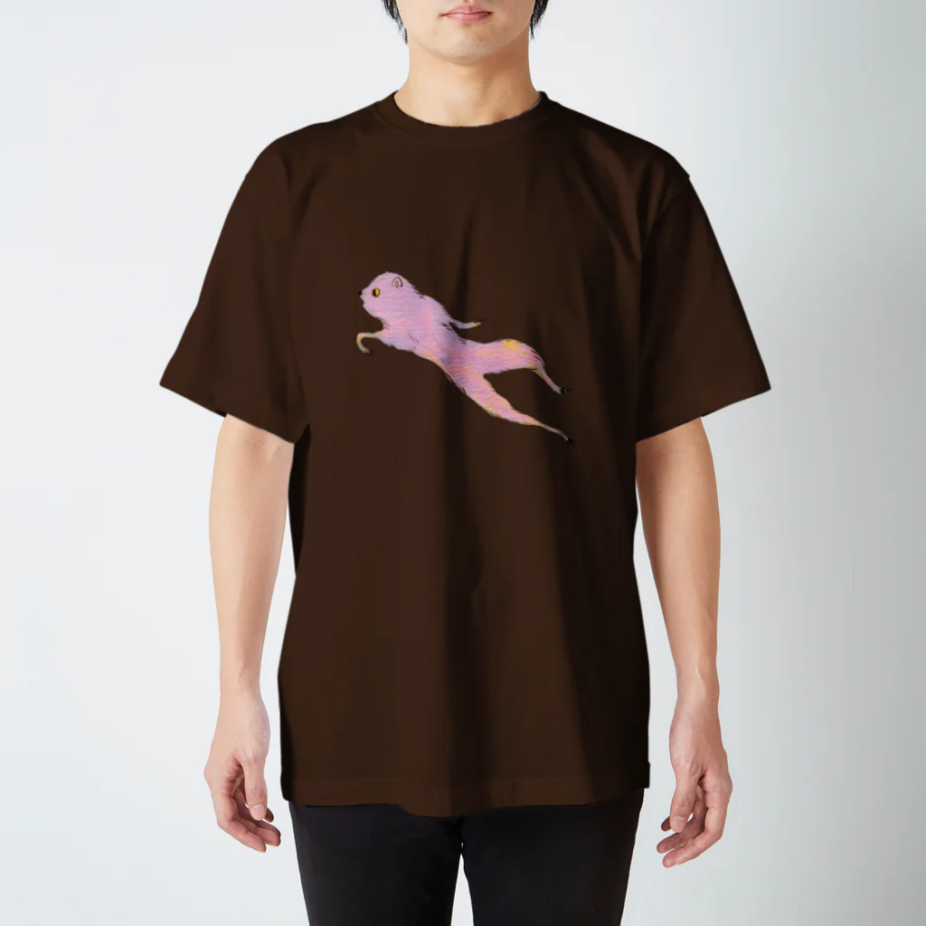 癒されどうぶつたちのジャンピング・ムササビ スタンダードTシャツ