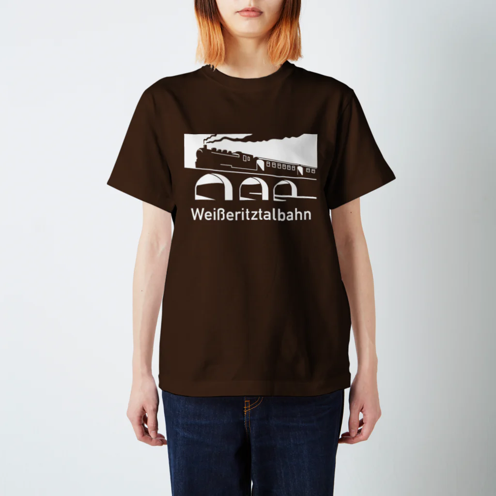 Nursery Rhymes  【アンティークデザインショップ】のヴァイセリッツタル鉄道 スタンダードTシャツ