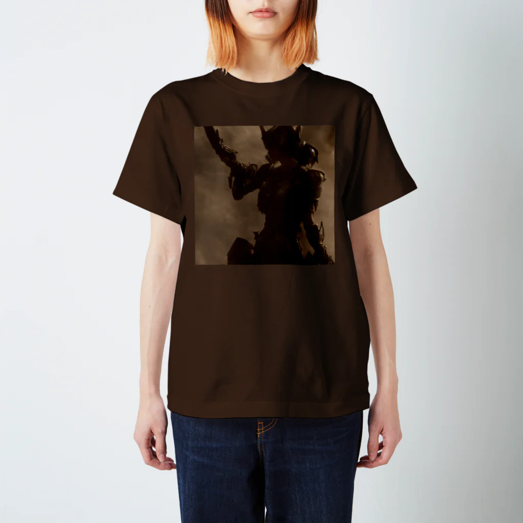 TakashiSのValkyrie Brown Regular Fit T-Shirt