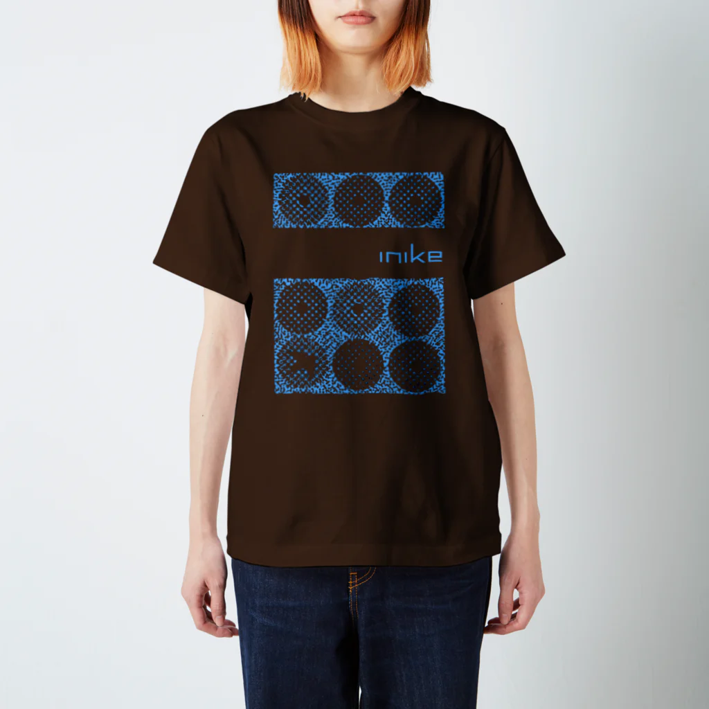 a_inikeのしずくたち（青） スタンダードTシャツ