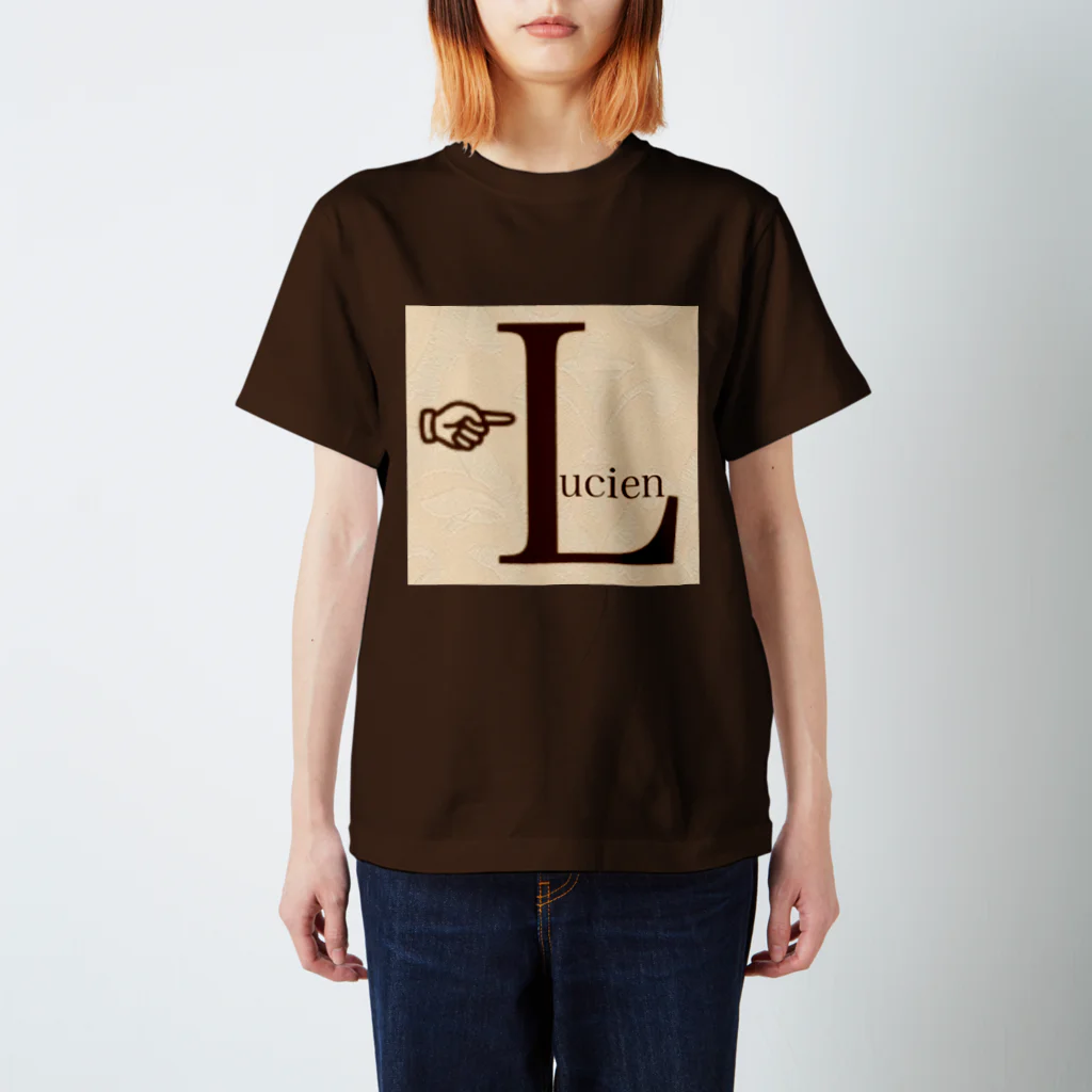 Lucienのシンプル ロゴデザイン スタンダードTシャツ