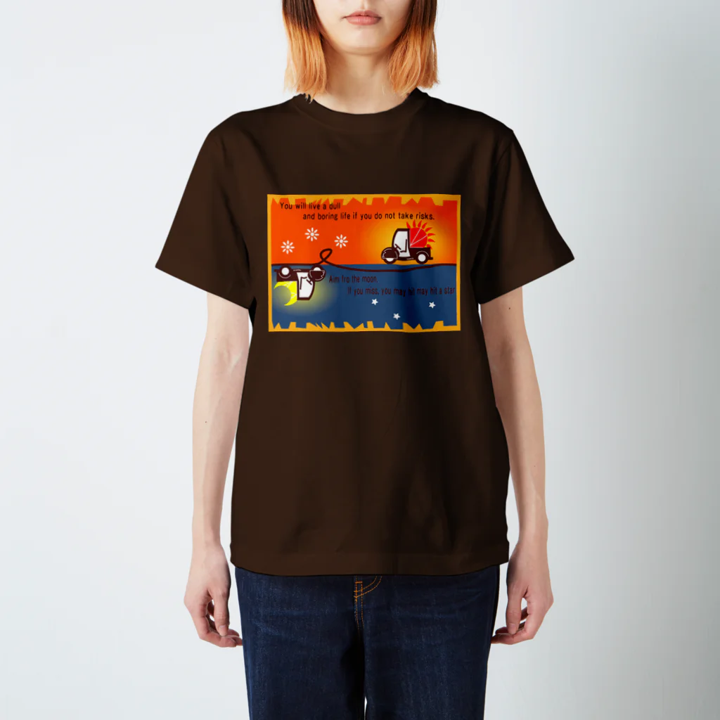 s-a-の太陽も月も スタンダードTシャツ