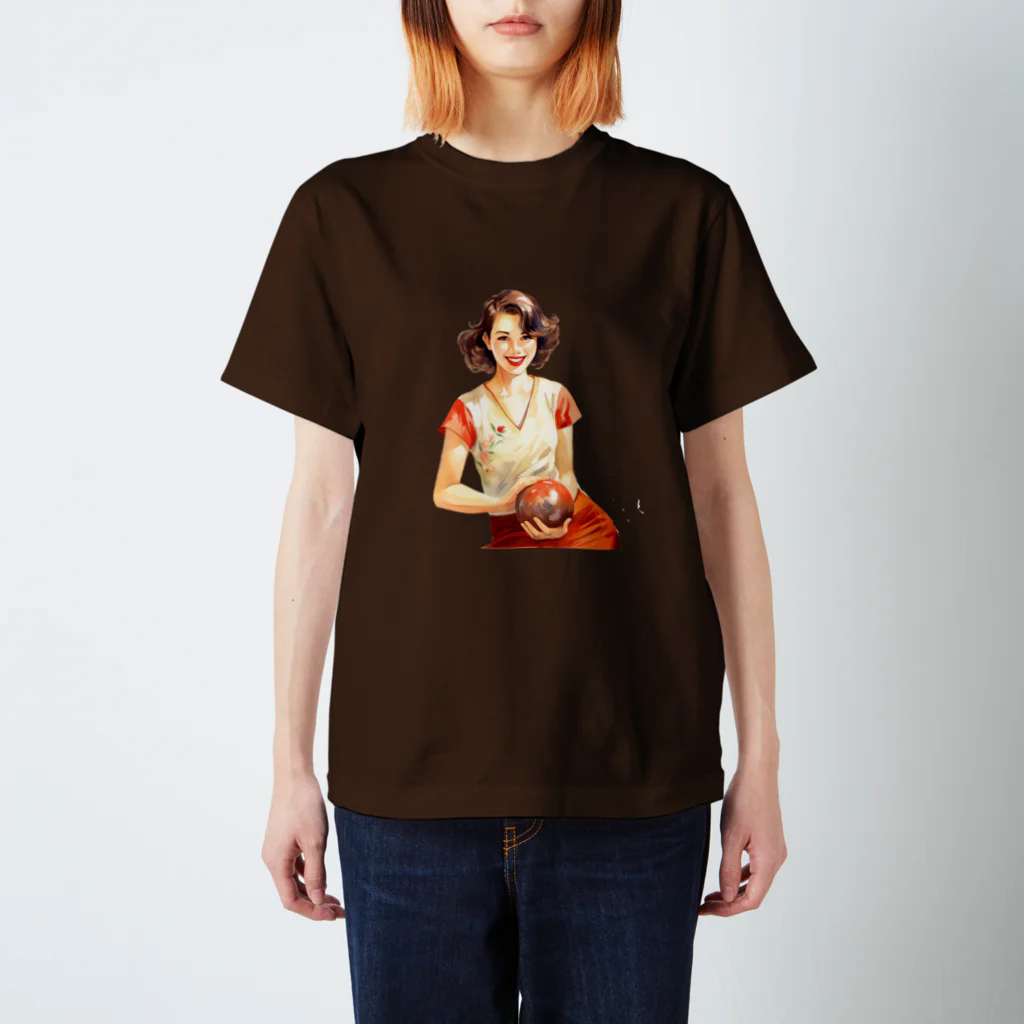 MistyStarkの日本人女性ボーリング Regular Fit T-Shirt