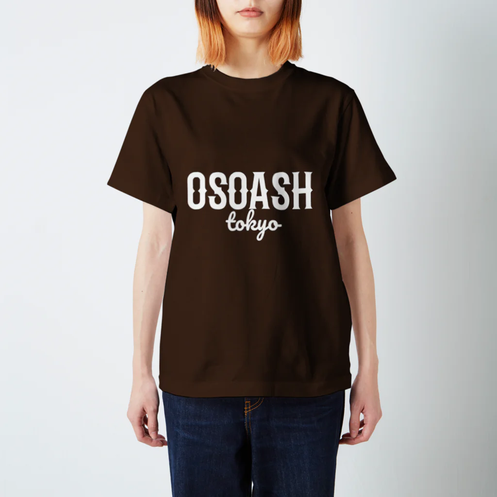 OSOASHのOSOASHTOKYOホワイト スタンダードTシャツ