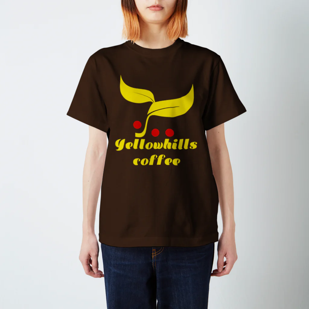 his_filmmakersのyellowhills coffee leef-y スタンダードTシャツ