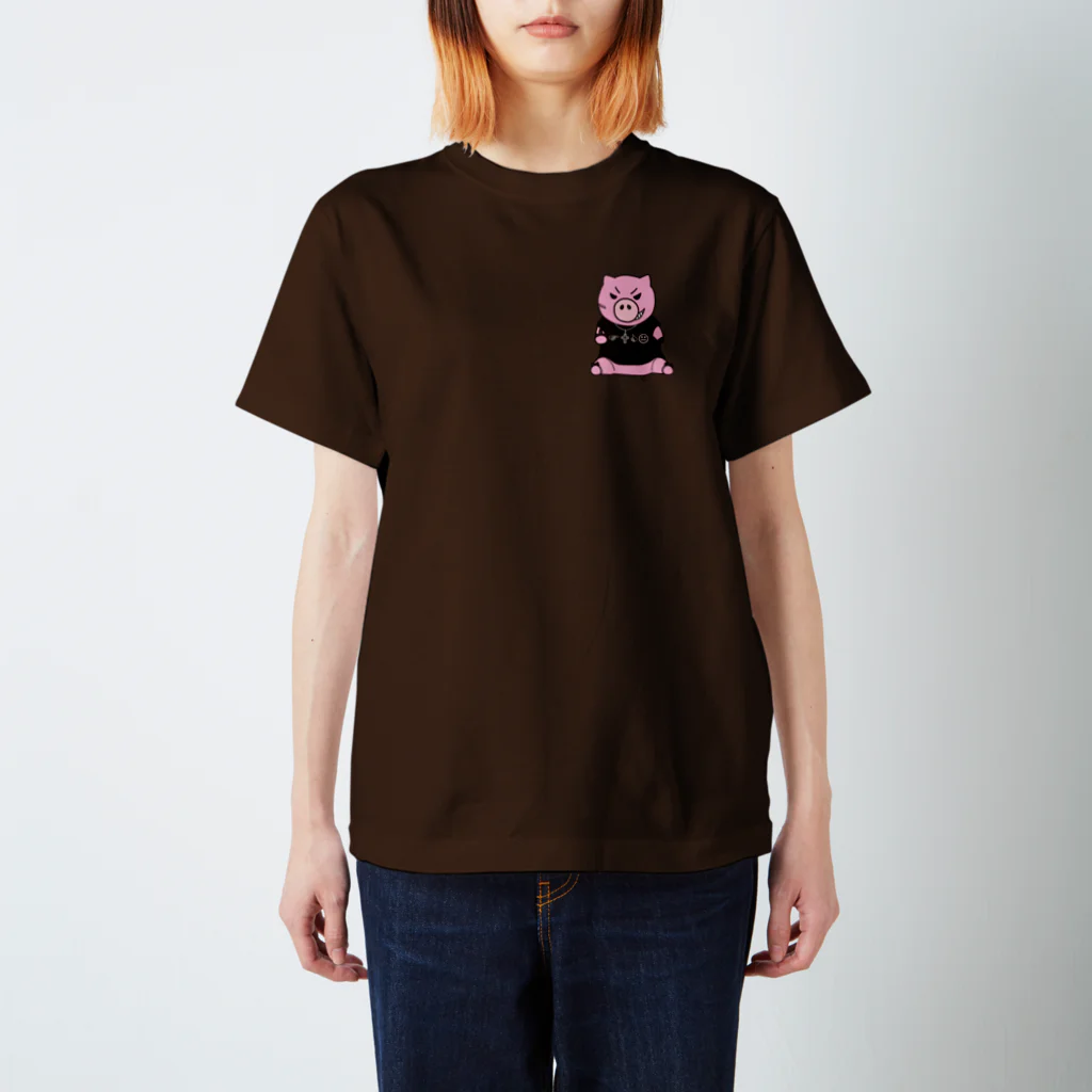 TOKYO CITY BOYのやばいぶた スタンダードTシャツ