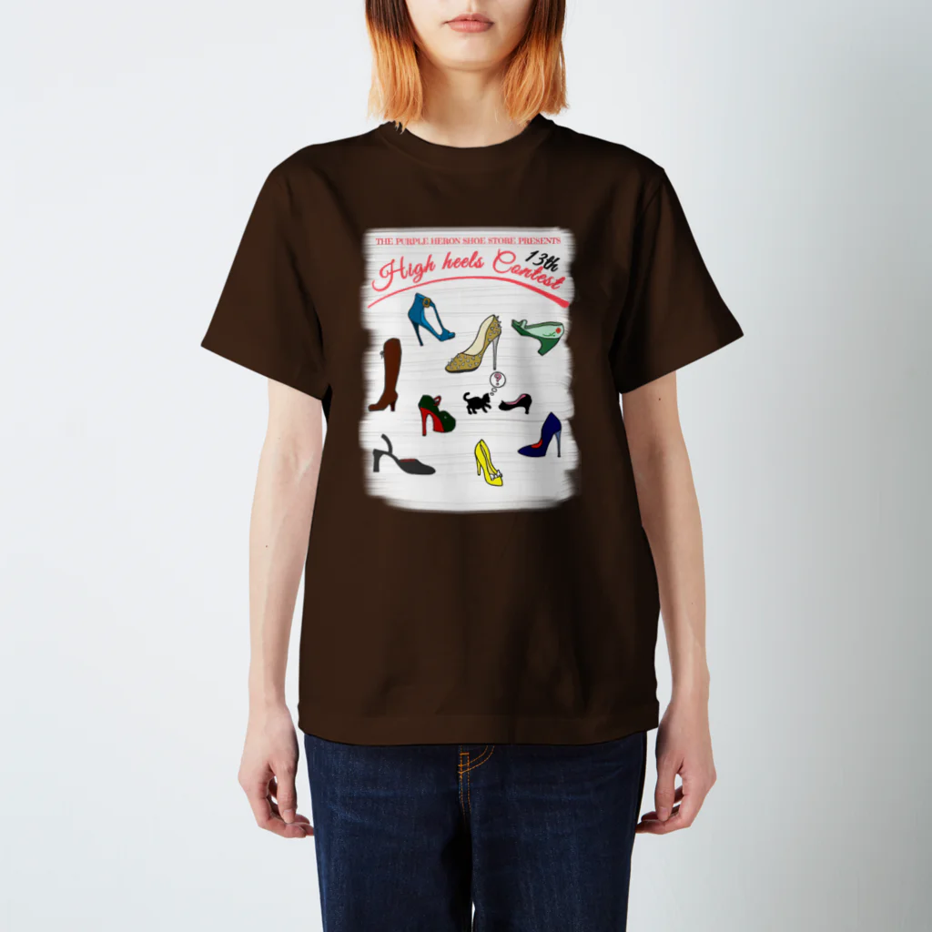 ぽよっとちよっとのハイヒール コンテスト High heel Contest スタンダードTシャツ