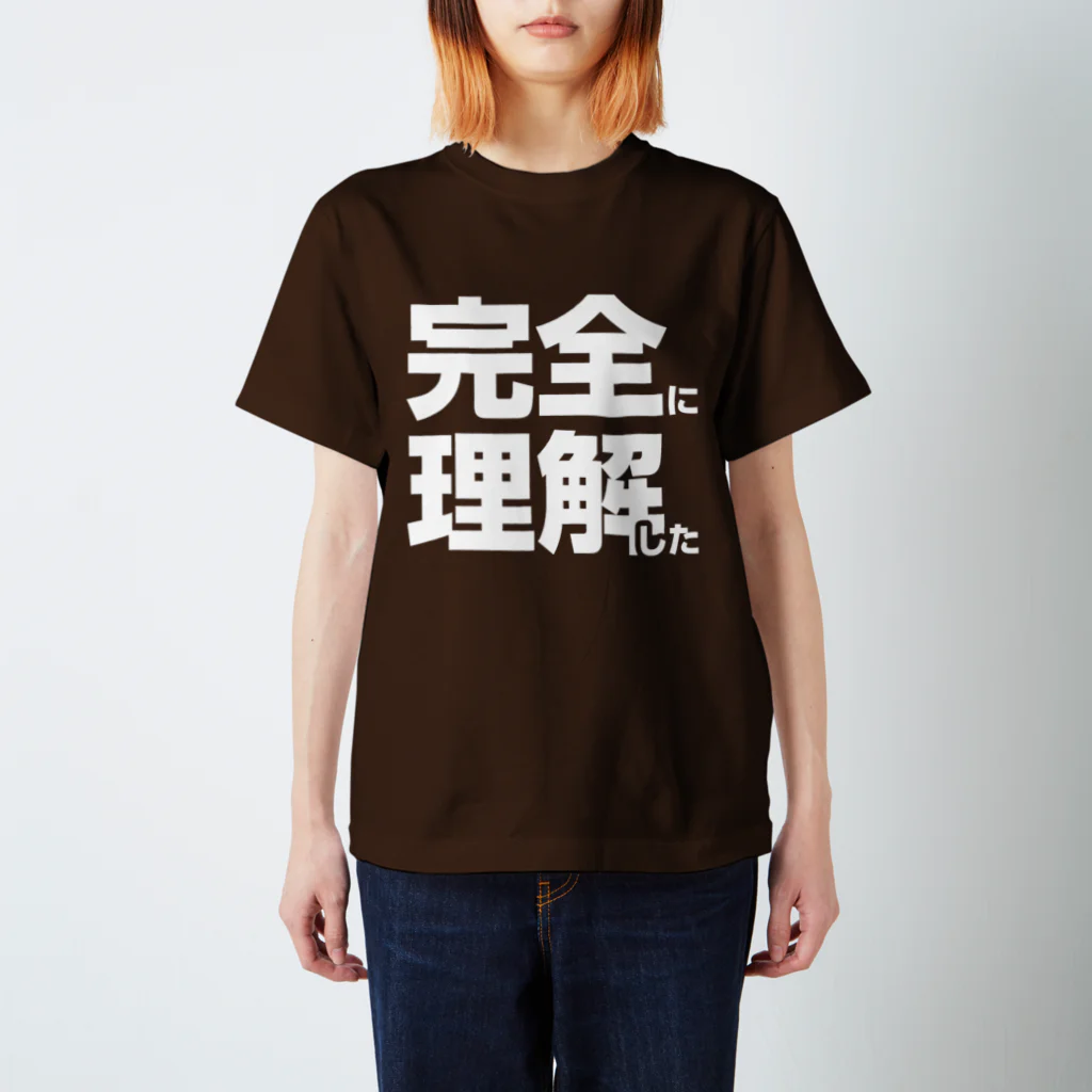 きつねの完全に理解してる スタンダードTシャツ